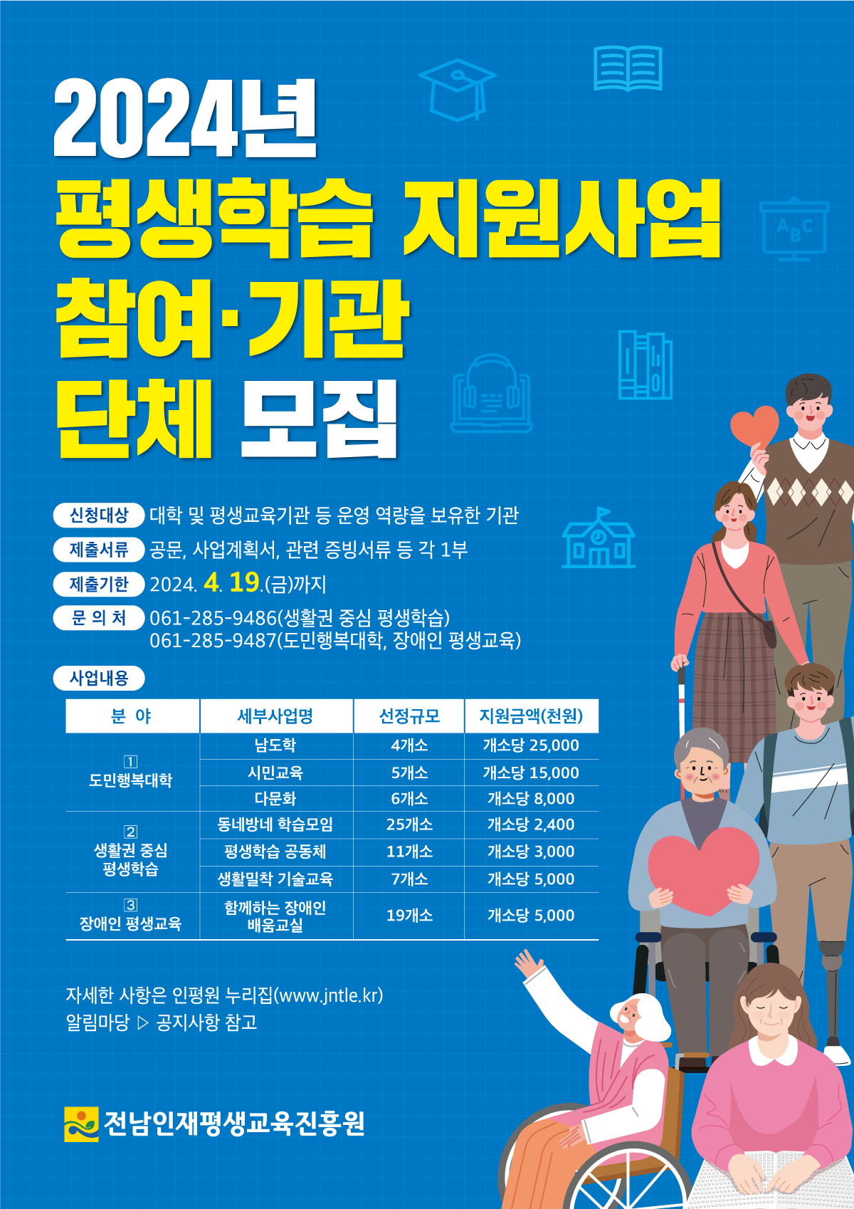 전남도, 평생교육 활성화 운영 기관·단체 모집 1
